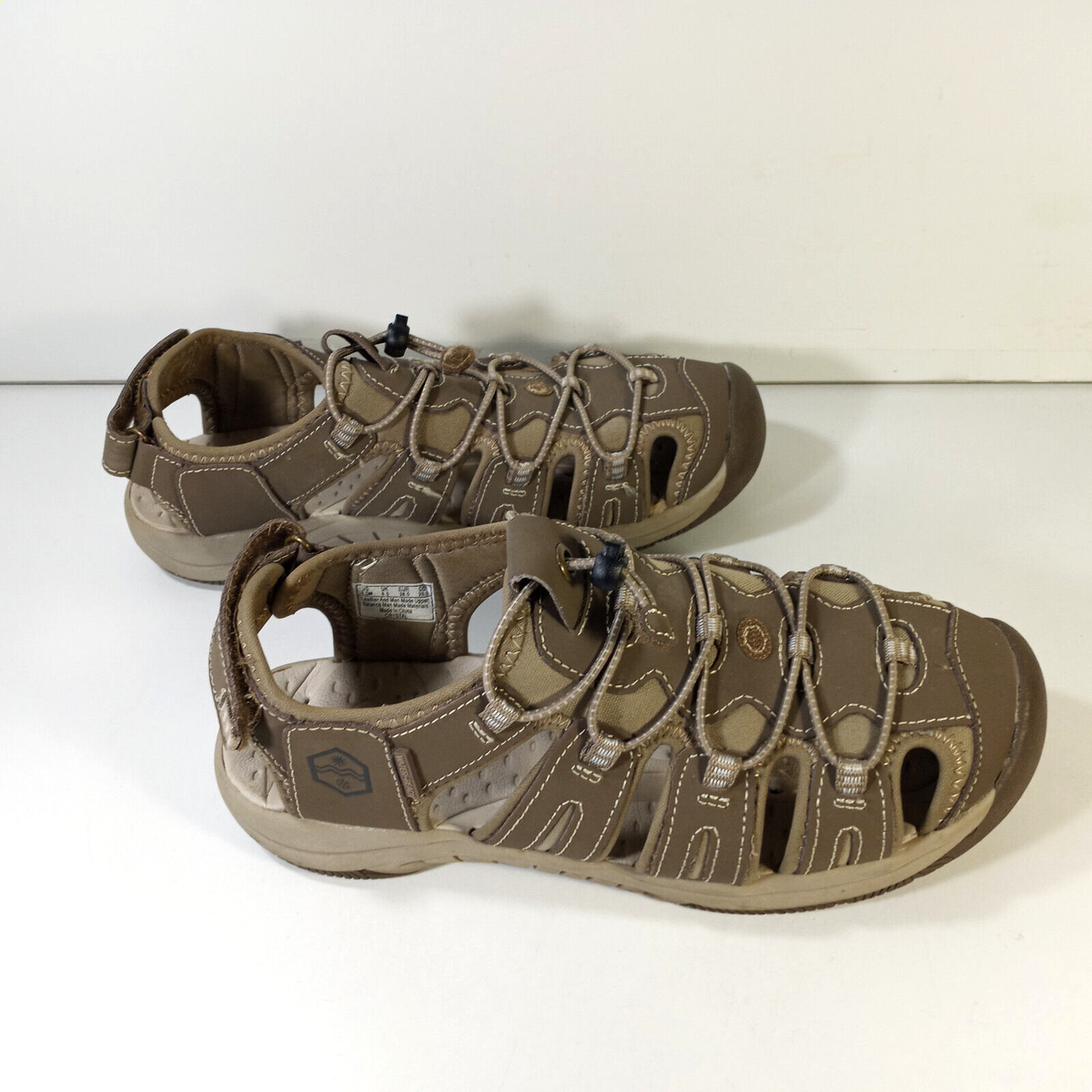 KHOMBU Sandals Size M CRYSTAL KHAKI WATER TAN RIVER SHOES all seasons