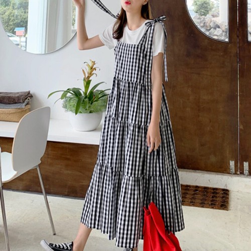 Long Pinafore Dresses | eBay