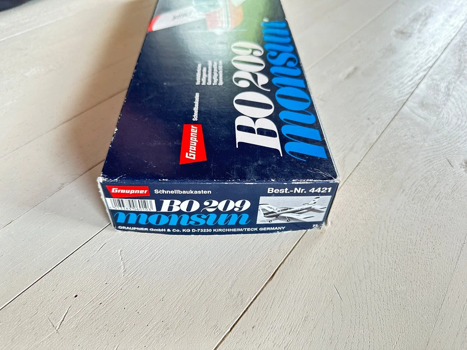 Graupner 4421 Bo 209 Monsun Gummimotormodell Rarität Vintage - Bild 4 von 4