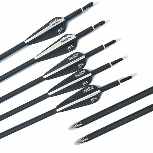 6/12x Carbonpfeile 31 Zoll Carbon Pfeilschaft Jagd Pfeile Zielpfeile SP700 - Picture 2 of 11
