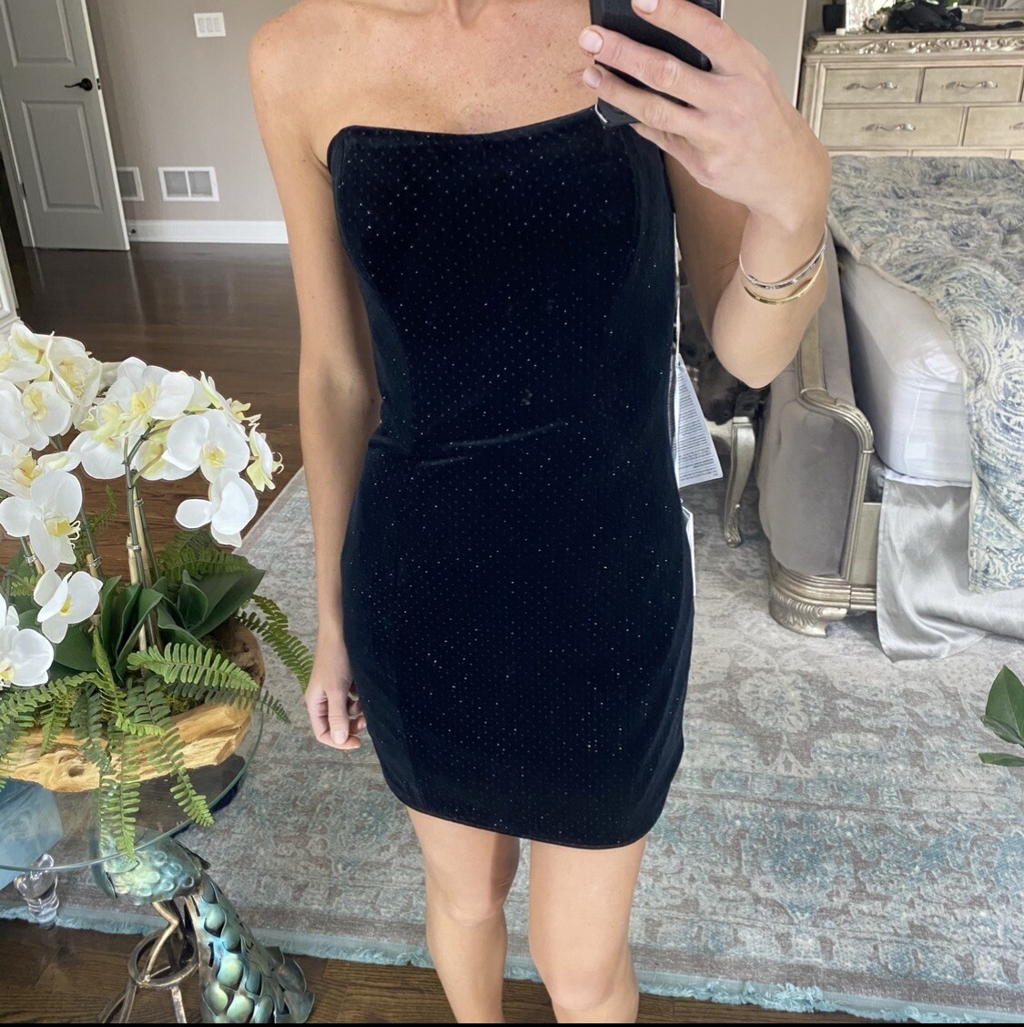 mesh long sleeve under dress Unveiling My Story Black Mesh Bodycon Mini Dress