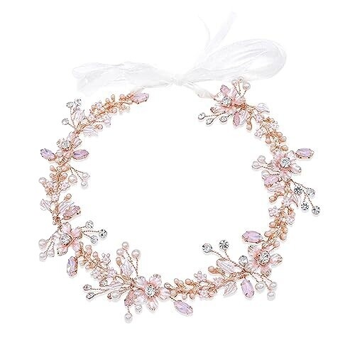 Lele Sadoughi Petite Knotted Headband Velvet Faux Pearl Dark  display picture 3