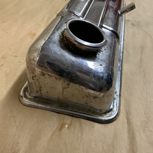 Original Triumph TR4 TR4A Valve Cover Cam Cover Chrome OEM - Picture 5 of 10