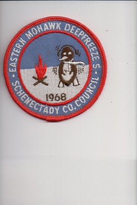 1968 Schenectady County Council Eastrern Mohawk Deepfreeze patch