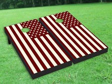 United States Flag Cornhole Board Wrap LAMINATED Wraps Decals Vinyl skin 12-1