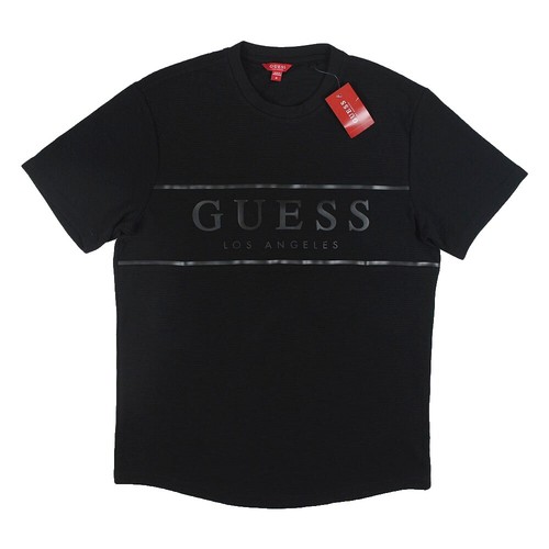 Guess Rainbow Triangle Black Tee Shirt, Mens Small /Unisex NWT $29  