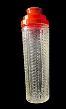 Vintage Deco Medco 550 NYC Cocktail Shaker W/ Red Dial A Drink Recipe Top-FAB!