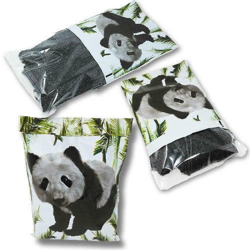 100 Pack, 50 Each 10x13" Flat Poly Mailers & Clear Self Sealing Bags for Shirts - Picture 7 of 55