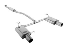 FOX Duplex Sportauspuff Anlage ab Kat Honda Accord 8 Limo Tourer 2.4l je 1x114mm