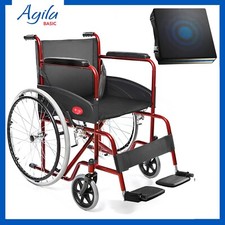 Sedia a Rotelle pieghevole con cuscino antidecubito - carrozzina per disabili