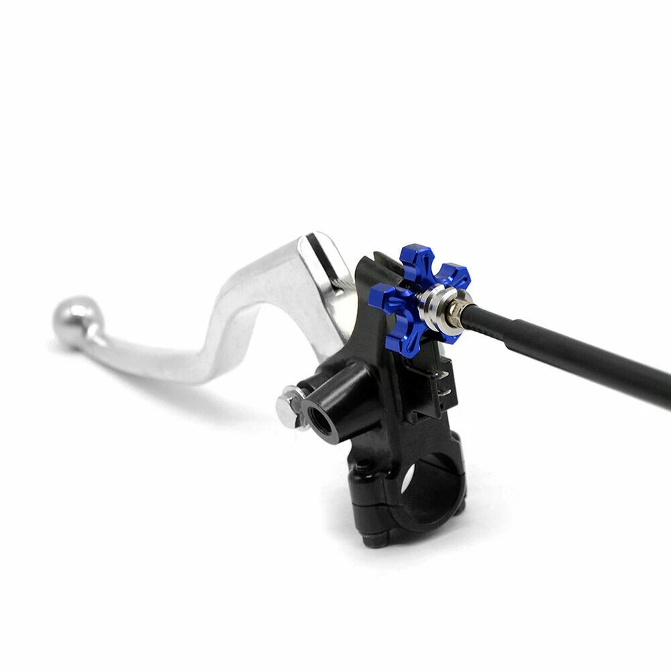 Palancas de embrague de freno de motocicleta M10 cable ajustador tornillo perno aluminio CNC Foto 3 de 4