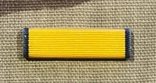 US ARMY, USN, USMC CHINA CAMPAIGN MEDAL RIBBON BAR 1900-1901; PLASTIC ENCASED