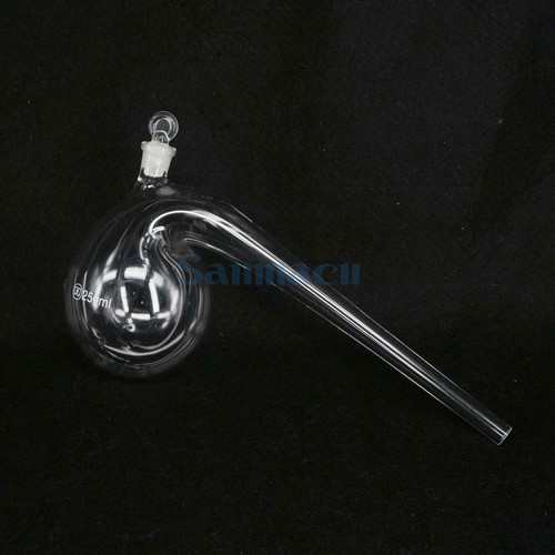 125/250/500/1000/2000ml Borosilicate Glass Retort Ground-in Stopper Flask - Picture 4 of 8