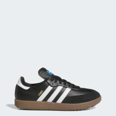 adidas gazelle silver green womens adidas Golf Originals Samba Spikeless Golf Shoes White/Green main image 1