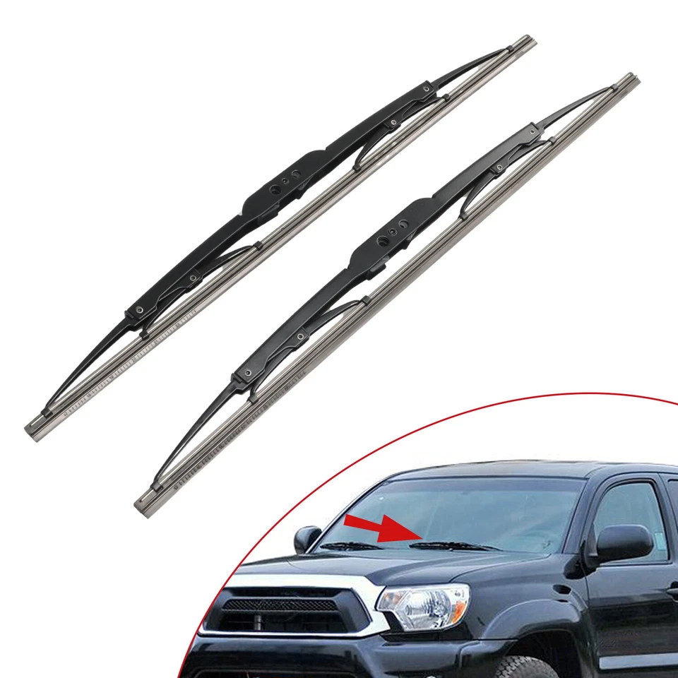 2 piezas limpiaparabrisas de coche de 17" para camioneta Toyota 1979-1992 85220-12671 Foto 3 de 4
