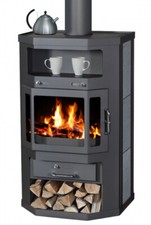 EEK A Kaminofen Victoria Taro Speckstein, schwarz – 9,04 kW