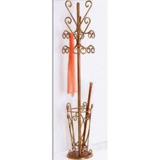 APPENDIABITO CON PORTA OMBRELLO IN FERRO BATTUTO IN VARI COLORI