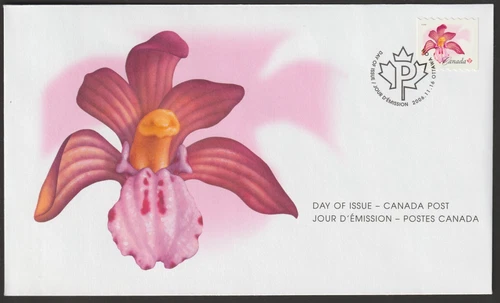 Canada #2187, Flower Definitives, Spotted Coralroot, First Day Cover, FDC 2006