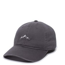 Adult Mountain Dad Hat Unstructured Soft Cotton Adjustable Cap