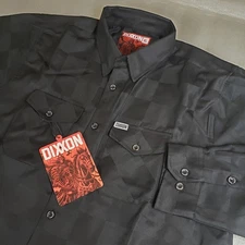 NWT Dixxon Men's XL "Checkmate" Flannel Shirt 