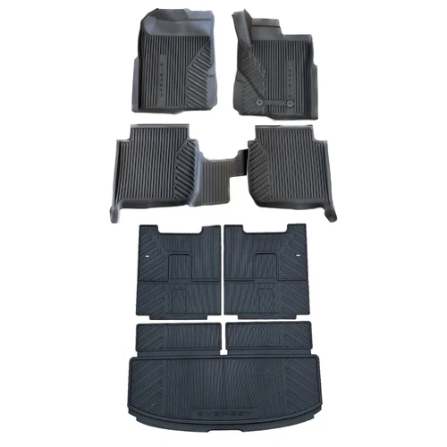 Genuine Ford Everest All Weather Floor Mats + 3 Piece Cargo Liner Package 22-On