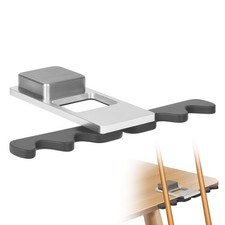 Pool Stick Holder - Stainless Steel Weighted Base 4-Cue Claw Holder Design, P...