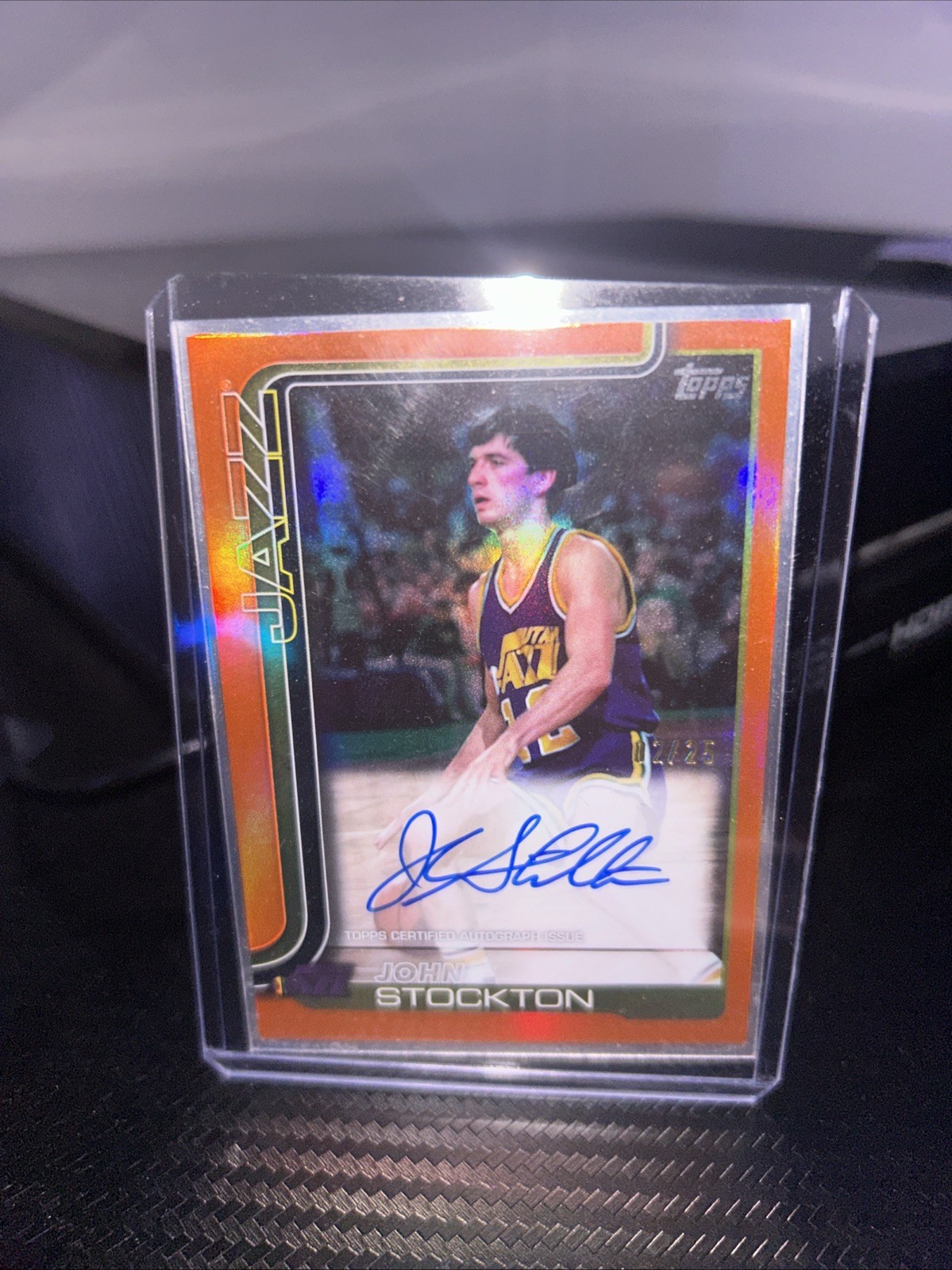 2025-26 Topps Flagship Real One Autographs John Stockton #TFRA-JS