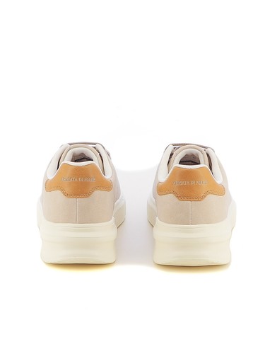 Herren Schnürer Sneaker hellbeige Marine Art. AMUS25M729 - Bild 4 von 5