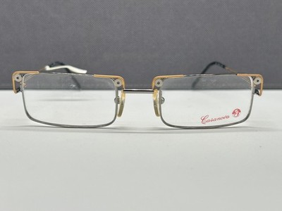 Casanova Eyeglasses Men Women Round Square Silver Gold Irregular ad 1c 02