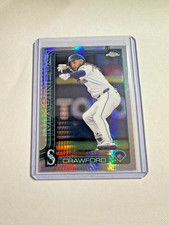 2025 Topps Chrome JP CRAWFORD #181 Prism Refractor Parallel SEATTLE MARINERS
