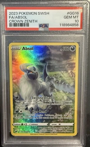 Absol #GG16/GG70 - 2023 Pokemon SWSH Crown Zenith - GEM Mint PSA 10