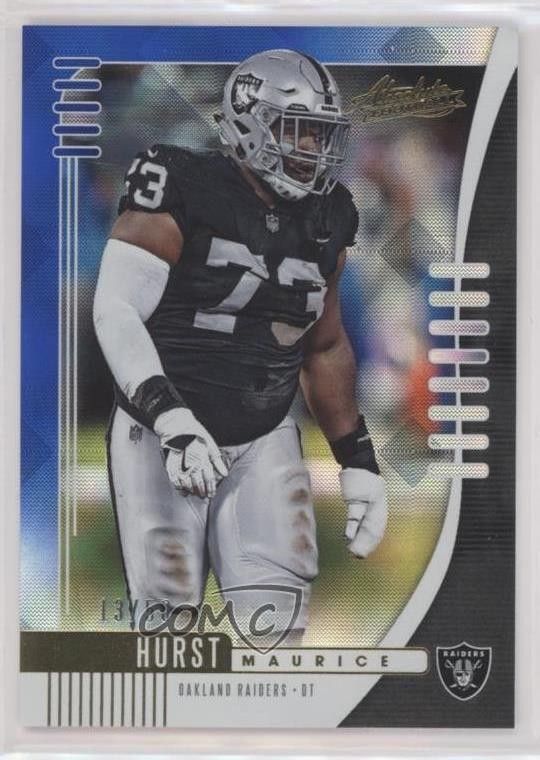 2019 Panini Absolute Blue Diamonds 13/50 Maurice Hurst #50 0v9m