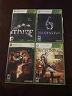 Lot of 4 Xbox 360 games | Reckoning, Thief, Resident Evil 5 & 6