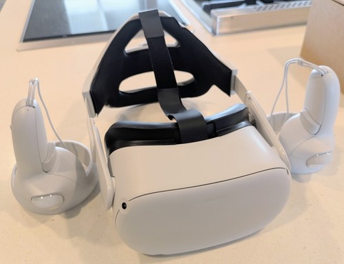 Meta Oculus Quest 2 256GB VR-Headset mit verbessertem Gurt - SAUBERER Zustand 9/10