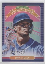 2020 Panini Donruss Diamond Kings Holo Pink Jorge Soler #19 ex0