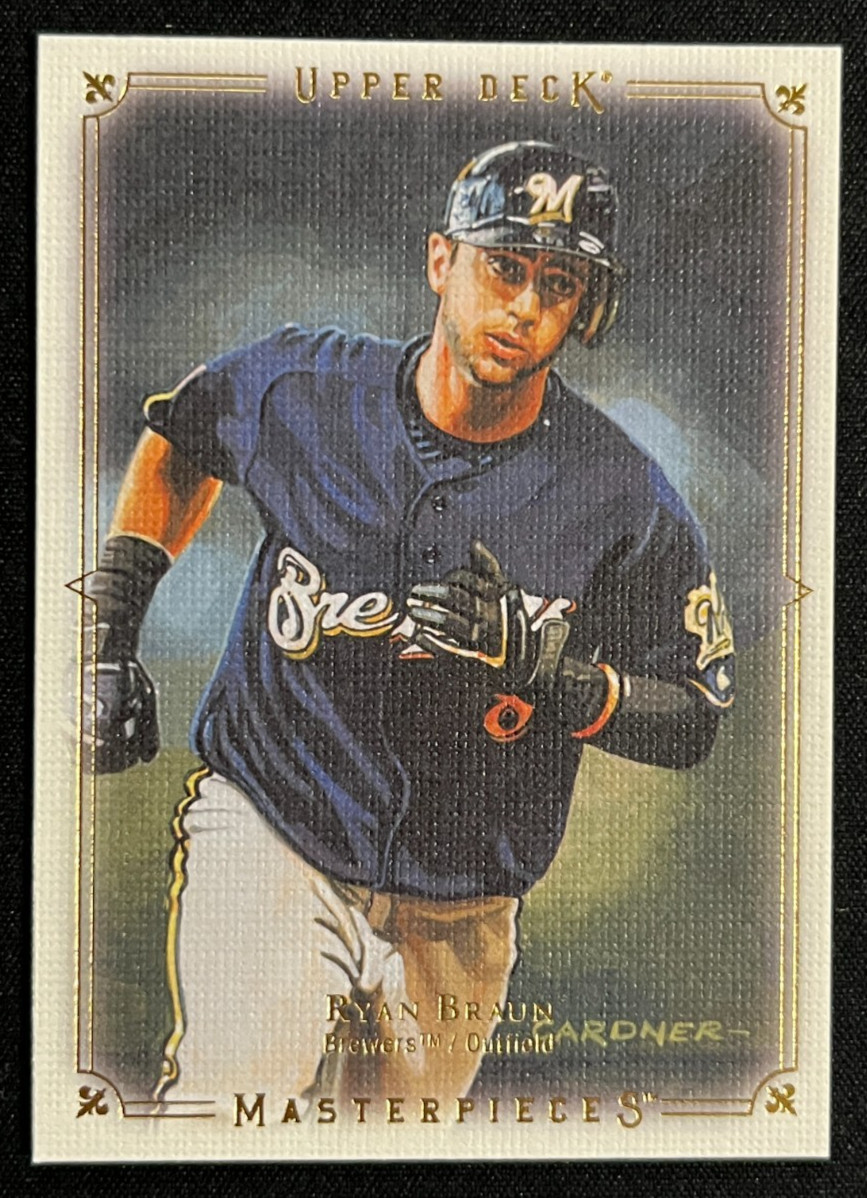 2008 Upper Deck Masterpieces Ryan Braun #48 Milwaukee Brewers
