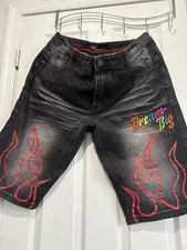 short shorts with colorful drawings, size 38