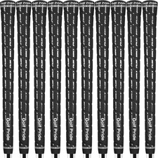 Golf Pride Tour Wrap 2G Black Golf Grip Midsize - Set of 10 - High Tack