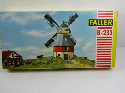 FALLER B-233 - WINDMÜHLENBAUSATZ MIT MOTOR - NEU IN BOX/OLD STOCK - HO SCALE