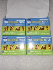 Lot Of 4 Coralite Extra Strength  Pain Relieving Patch - 20 Patches per Box