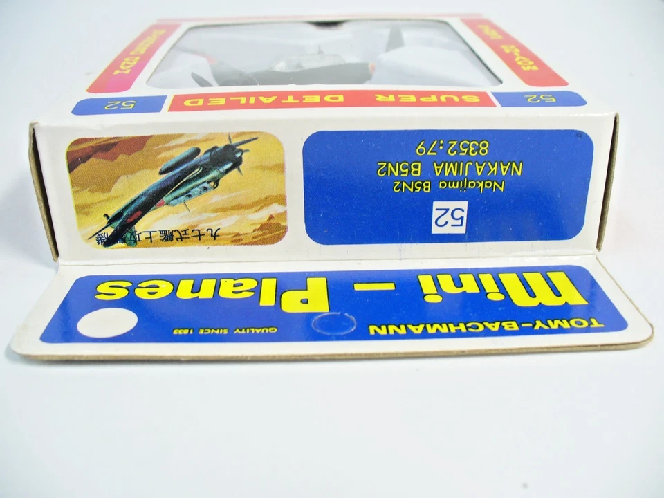Tomy Bachmann Mini-Planes #52 Nakajima B5N2 Type 97 ATTACK BOMBER Kate 1/190 - Image 3 of 4