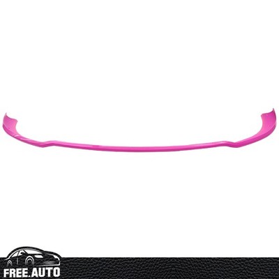 Fits 15-23 Dodge Charger SRT Front Bumper Lip Pink Protector Injection 1PC ABS