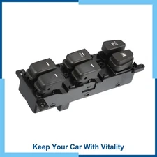 Pack (1) Front Left Driver Side Power Window Switch for Hyundai Sonata 2008-2010
