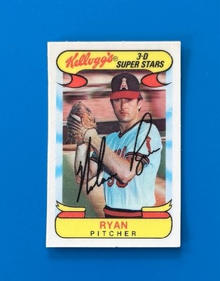 NOLAN RYAN ANGELS HOF   1978 KELLOGG'S BASEBALL CARD