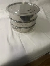 Stainless Steel  Sprouting Kit,Greens Growing Tray,8.5in Dia Round Stackable