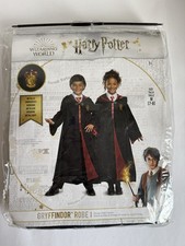Harry Potter Gryffindor Robe Only Kids M 7-8 Disguise Wizarding World Costume