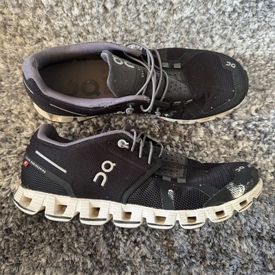 On Running Black Sneakers Swiss Engineering Womens Size 9.5 Cloudtec