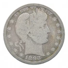 BETTER 1893-S Liberty Barber 90% Silver US Quarter *129
