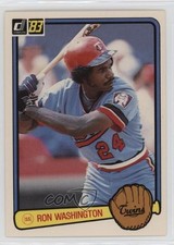 1983 Donruss Ron Washington #431 2k3