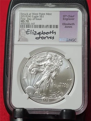 American Eagle MS 70 Graded 2019 Silver Bullion Coins for sale | eBay